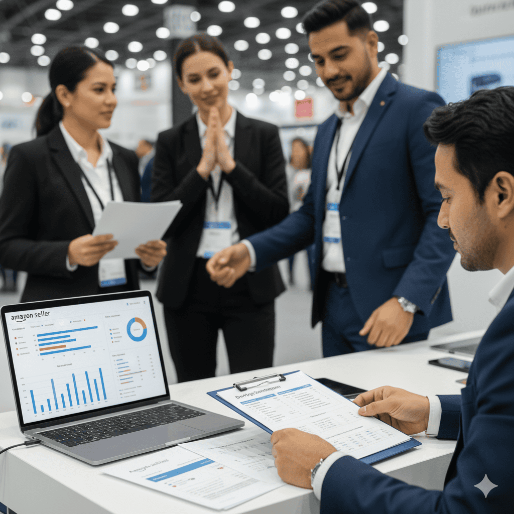 Amazon seller presenting clear financial snapshot to build brand trust SEO Description: Amazon seller