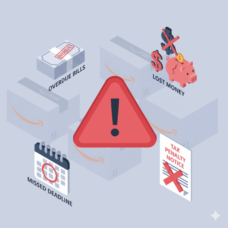 amazon seller tax planning mistakes infographic